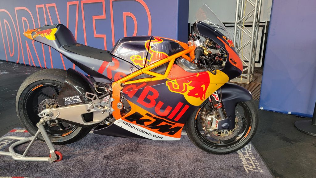 KTM's Moto 2 bike before switching to Kalex